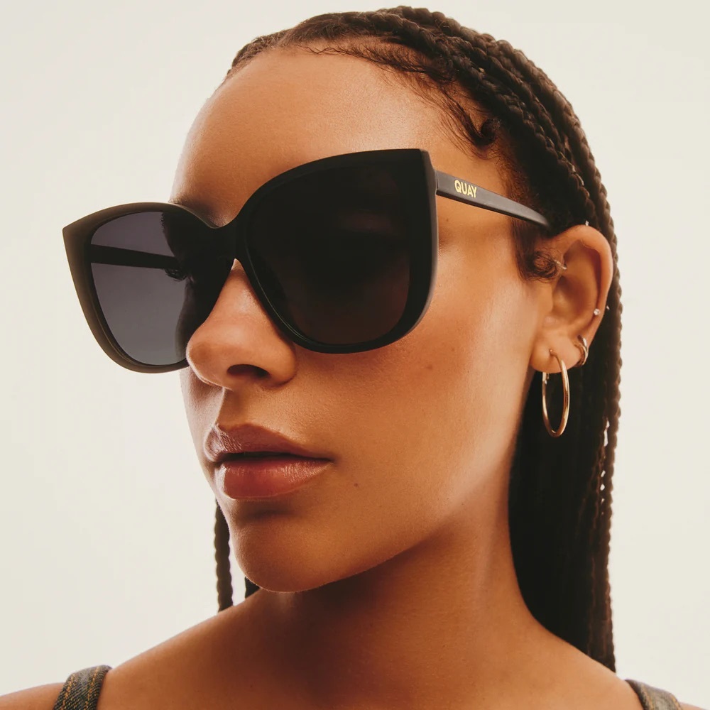 Quay Ever After Sunglasses (Matte Blk / Fade)